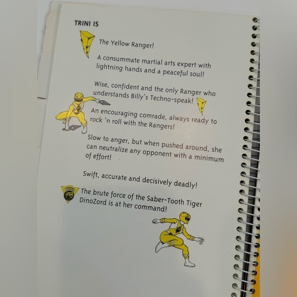 Vintage 1990s Mighty Morphin Power Rangers MMPR Lot of 2 Books - Picture 12 of 12